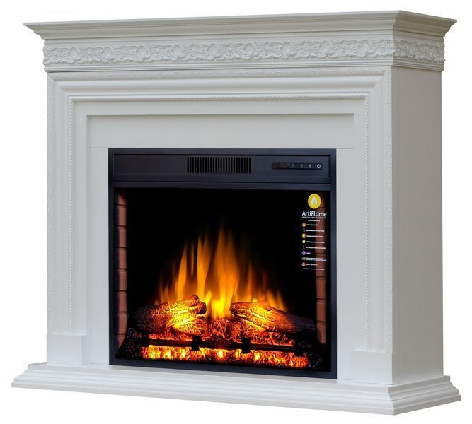 Камінокомплект ArtiFlame PRATELLA AF28S БІЛИЙ Б'ЯНКО (зі звуком) 1494996913 фото