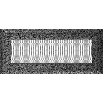 Камінна решітка Kratki Oskar чорно-срібна 11x24 24OCS фото