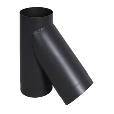 Трійник 45&deg; Darco &Oslash; 120 мм чорна сталь 2 мм darco-tr-120-45 фото