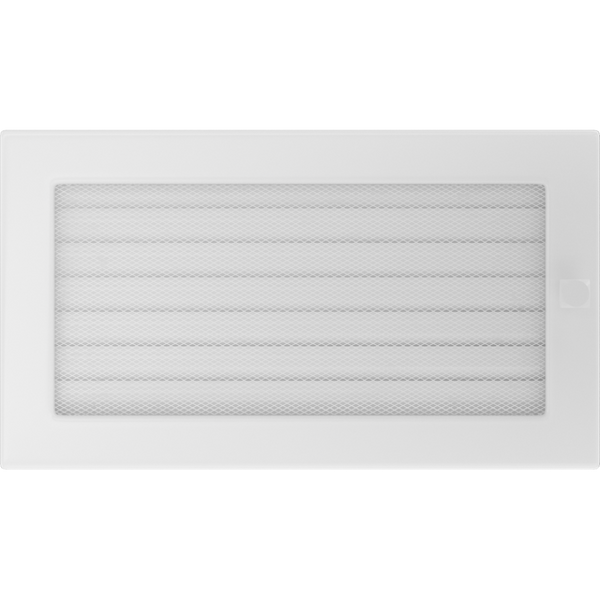 Камінна решітка Kratki біла з жалюзями 17x30 30BX фото