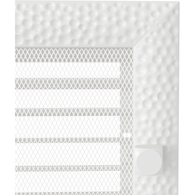 Камінна решітка Kratki Venus біла з жалюзями 22x45 22/45VBX фото