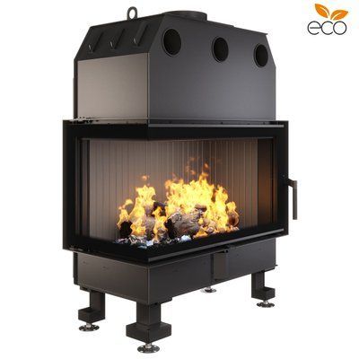 Камінна топка кутова SAVEN Energy 85х50х47L Black (17,0 kW) ECO 1969369559 фото