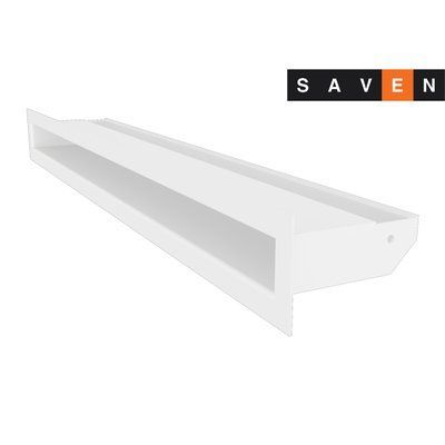 Вентиляційна решітка для каміна SAVEN Loft 60х600 біла 1061007424 фото