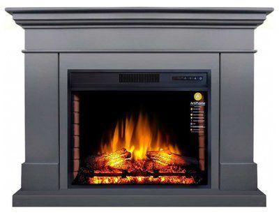 Камінокомплект ArtiFlame SACRAMENTO AF28S СІРИЙ ГРАФІТ (зі звуком) 1445982130 фото