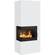 Камінна топка Kratki SIMPLE 12 BS ліва в обудові BOX стальний - білий SIMPLE/BOX/L/S/BIANCO фото 1