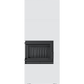 Камінна топка Kratki SIMPLE 12 BS ліва в обудові BOX стальний - білий SIMPLE/BOX/L/S/BIANCO фото 3