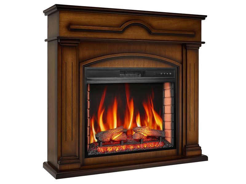 Камінокомплект ArtiFlame Inverno AF28S з обігрівом і звуком горіння вогню дуб антик 1991295470 фото