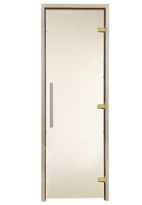 Скляні двері для лазні та сауни GREUS Premium 80/200 бронза GREUS Premium 80/200 бронза фото