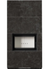 Камін Kratki FLOKI BOX 8 kW &Oslash; 160 в обудові з керамограніту NATURALI NERO GRECO FLOKI/PF/Q/N/G фото 2