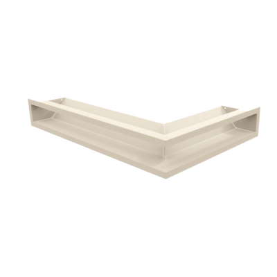 Камінна решітка Kratki LUFT SF кутова ліва кремова 60x40x9 LUFT/NL/9/40/45S/K/SF фото