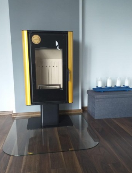 Сталева піч Defro Home SOLUM TOP Золотий Solum Top Gold фото