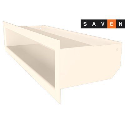 Вентиляційна решітка для каміна SAVEN Loft 90х400 кремова 1061007437 фото
