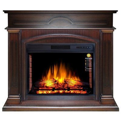 Камінокомплект ArtiFlame DECEMBER AF28S МАХАГОН КОРИЧНЕВИЙ АНТИК (зі звуком) 1494974406 фото
